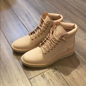 Pink Tiberland Boots